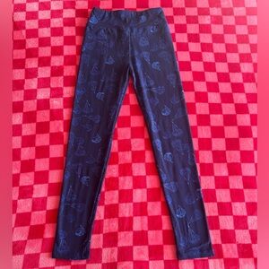 Navy Blue Parachute Patterned Tween LulaRoe Leggings